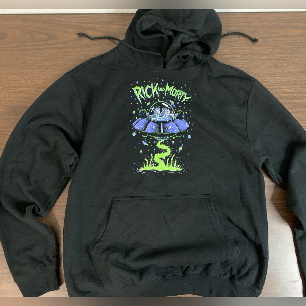 Rick n Morty Black Hoodie